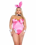 Playboy Classic Bunny Pink - zestaw kostiumowy z akcesoriami 2XL