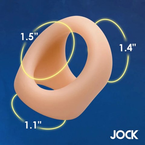 Satisfyer Pierścień Silikonowy C-Ring Light - Anatomiczny, Elastyczny, Beżowy