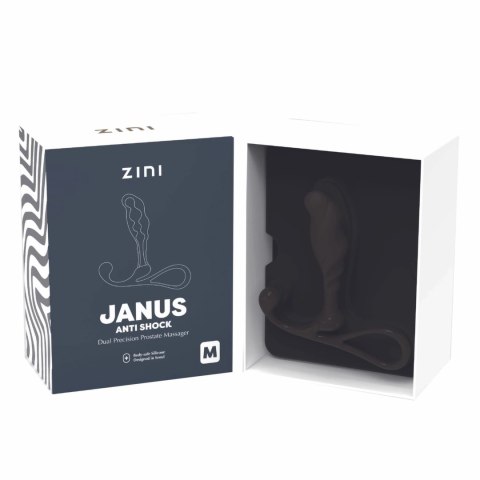 ZINI JANUS Anti Shock M Czarny - anatomiczny stymulator dla mężczyzn