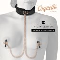 Coquette Chic Desire Fantasy naszyjnik z zaciskami, neopren, łańcuszki