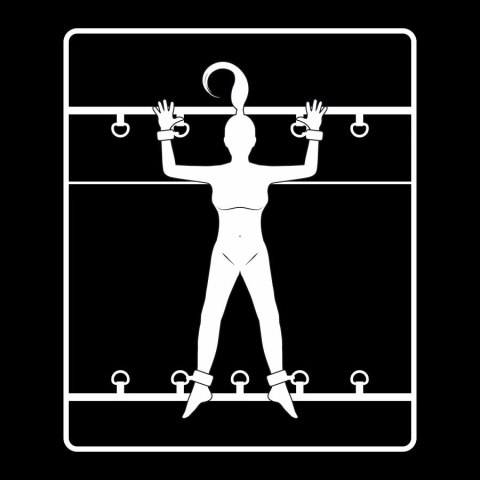 Fetish Submissive Zestaw Pasow Łożkowych z Neoprenową Podszewką