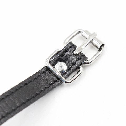 OHMAMA Ball Gag z otworami wentylacyjnymi, regulowany, czarny 4,5 cm