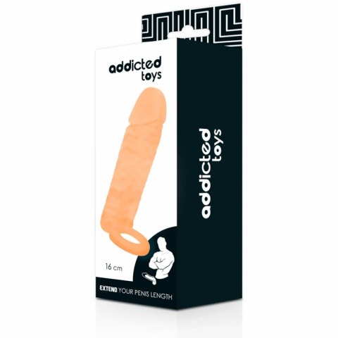 Addicted Toys nakładka anatomiczna model 16 cm elastyczna przezroczysta