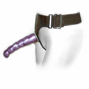 Baile GPoint 17 cm - Liliowa uprząż z podwojną funkcją i regulacją