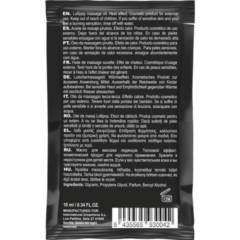 Coquette Chic Desire Olejek Masażowy Lollipop Efekt Ciepła 10ml