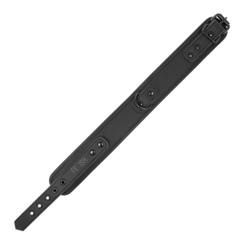 Fetish Submissive FS-Chain Collar - naszyjnik z łańcuszkiem, neopren, czarny