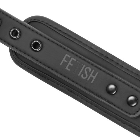 Fetish Submissive FS-Chain Collar - naszyjnik z łańcuszkiem, neopren, czarny