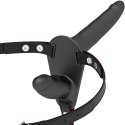Fetish Submissive Harness system z podwojną funkcją, czarny, uniwersalny