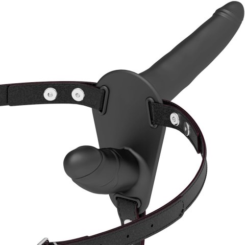 Fetish Submissive Harness system z podwojną funkcją, czarny, uniwersalny