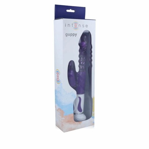 INTENSE Guppy Lilac Rotator - wielofunkcyjny wibrator rotacyjny 27cm