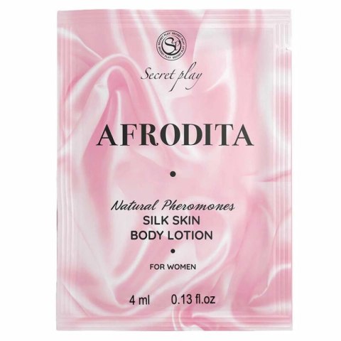 Secret Play Aphrodite Silk Skin krem jedwabisty kobiecy 4 ml karmel