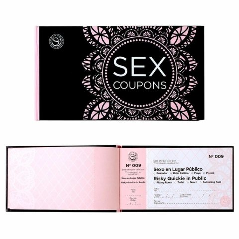 Secret Play Zestaw 50 Kuponow dla Par ES/EN 180x100mm