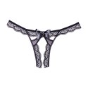 Allure Lingerie Classic Koronkowe stringi z otwartą strefą, uniwersalny rozmiar