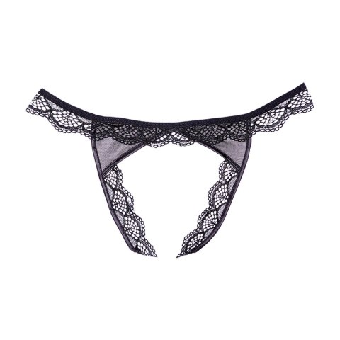Allure Lingerie Classic Koronkowe stringi z otwartą strefą, uniwersalny rozmiar