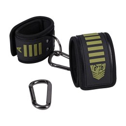 Doc Johnson Tactical Ankle Cuffs Black/Green regulowane neoprenowe