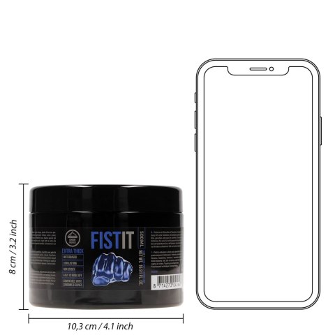 Fist It Extra Thick Żel Intymny Wodny 500 ml Bezzapachowy Bezbarwny