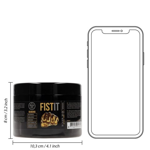 FistIt Extra Thick Żel Mentolowy 500ml - Chłodzący, Wegański, Wodny