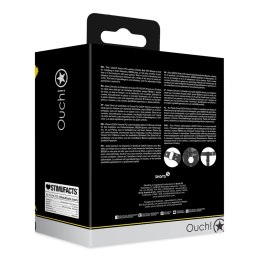 OUCH! Xtreme pas intymny PU Leather z paskami, czarny, regulowany