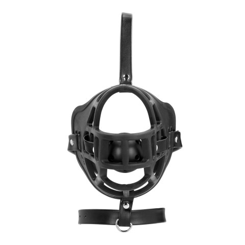 Ouch! Muzzle Black - System z Wyjmowaną Kulką, Regulowany