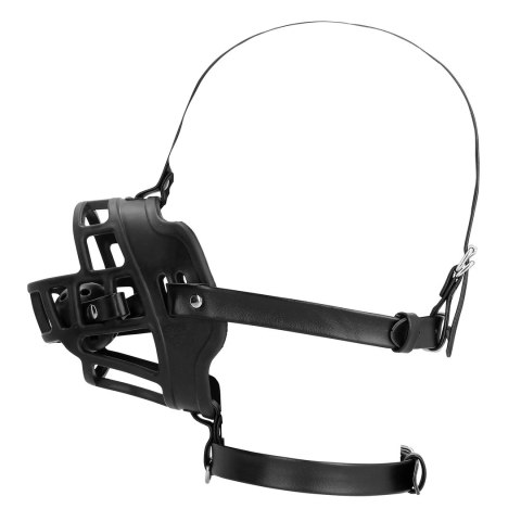 Ouch! Muzzle Black - System z Wyjmowaną Kulką, Regulowany