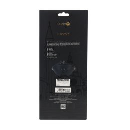 Ouch! Venice Collection Maskująca Opaska Skorzana Czarna High-Fashion