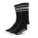 Prowler Red Chaser Socks czarne skarpety z białym wzorem, uniwersalne
