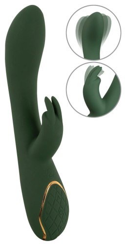 Emerald Love by You2Toys Luxurious Rabbit - silikonowy model dwusilnikowy zielony