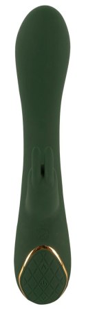 Emerald Love by You2Toys Luxurious Rabbit - silikonowy model dwusilnikowy zielony