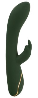 Emerald Love by You2Toys Luxurious Rabbit - silikonowy model dwusilnikowy zielony