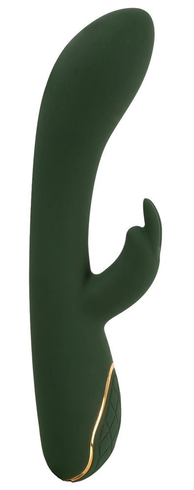 Emerald Love by You2Toys Luxurious Rabbit - silikonowy model dwusilnikowy zielony