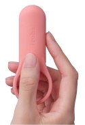 Iroha SVR+ Coral Pink - Wibrujący Pierścień Silikonowy, 8 Trybow, USB