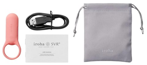 Iroha SVR+ Coral Pink - Wibrujący Pierścień Silikonowy, 8 Trybow, USB