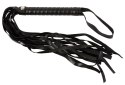 Magic Shiver ADV24 Czarny Flogger Skorzany Wygląd 46 cm PVC