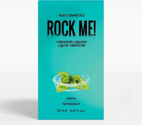 Nuei ROCK ME! Liquid Vibrator Żel stymulujący miętowy 20 ml