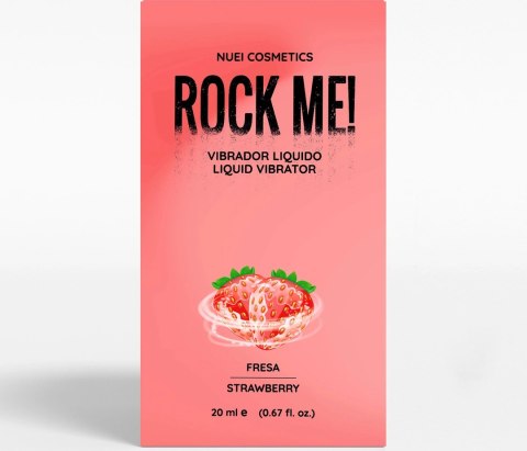 Nuei Rock Me! Żel Wibrujący Truskawkowy 20 ml - Efekt Tingling