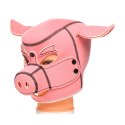 Oxballs Swine Pink - Anatomiczna Neoprenowa Maskownica Głowy XL