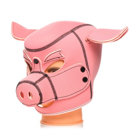 Oxballs Swine Pink - Anatomiczna Neoprenowa Maskownica Głowy XL