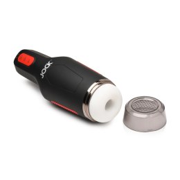 XR Brands 15X Black - Automatyczna maszyna intymna z funkcją ssania i wibracji