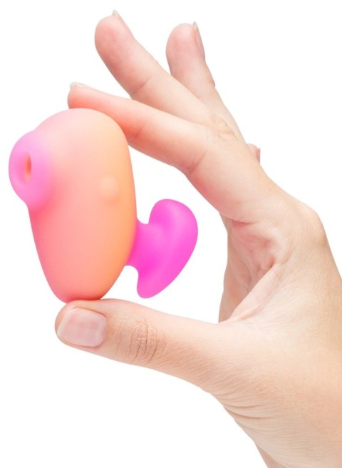 ROMP Kiss Pink Lemonade kompaktowy pulsator powietrzny, wodoodporny