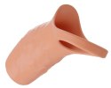 Realistixxx Real Sleeve Open silikonowy rękaw z wibracją 10 trybow 14 cm