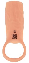 Realistixxx Real Sleeve Open silikonowy rękaw z wibracją 10 trybow 14 cm