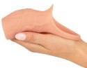 Realistixxx Real Sleeve Open silikonowy rękaw z wibracją 10 trybow 14 cm
