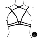 Shots Open Cup Triangle Bra Plus Size z regulowanymi ramiączkami Czarny