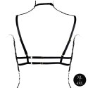 Shots Open Cup Triangle Bra Plus Size z regulowanymi ramiączkami Czarny