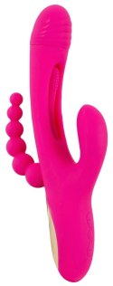 Sweet Smile Triple Vibe Flicking - wielofunkcyjny model potrojny, silikonowy