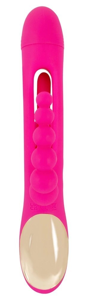 Sweet Smile Triple Vibe Flicking - wielofunkcyjny model potrojny, silikonowy