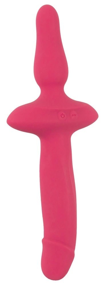 Couples Choice 2w1 Model Intymny - Dwustronny Wibrator i Korek, Fioletowy