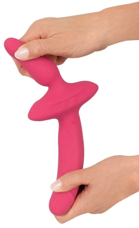 Couples Choice 2w1 Model Intymny - Dwustronny Wibrator i Korek, Fioletowy