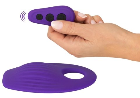 Couples Choice Poduszka Wibrująca RC z Pierścieniem, Silikon, 15cm
