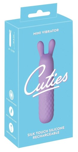 Cuties Rabbit Vibe Purple 5.0 - mini urządzenie wibrujące, 10 trybow